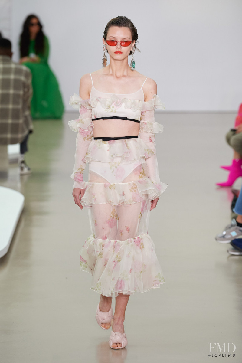 Anastasiia Britsyna featured in  the Giambattista Valli fashion show for Spring/Summer 2022