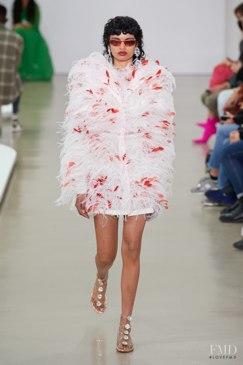 Priscilla Cheseaux featured in  the Giambattista Valli fashion show for Spring/Summer 2022