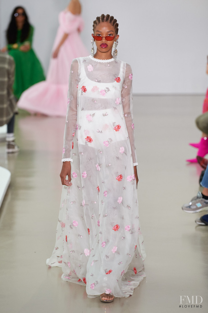 Jadore Benjamin featured in  the Giambattista Valli fashion show for Spring/Summer 2022