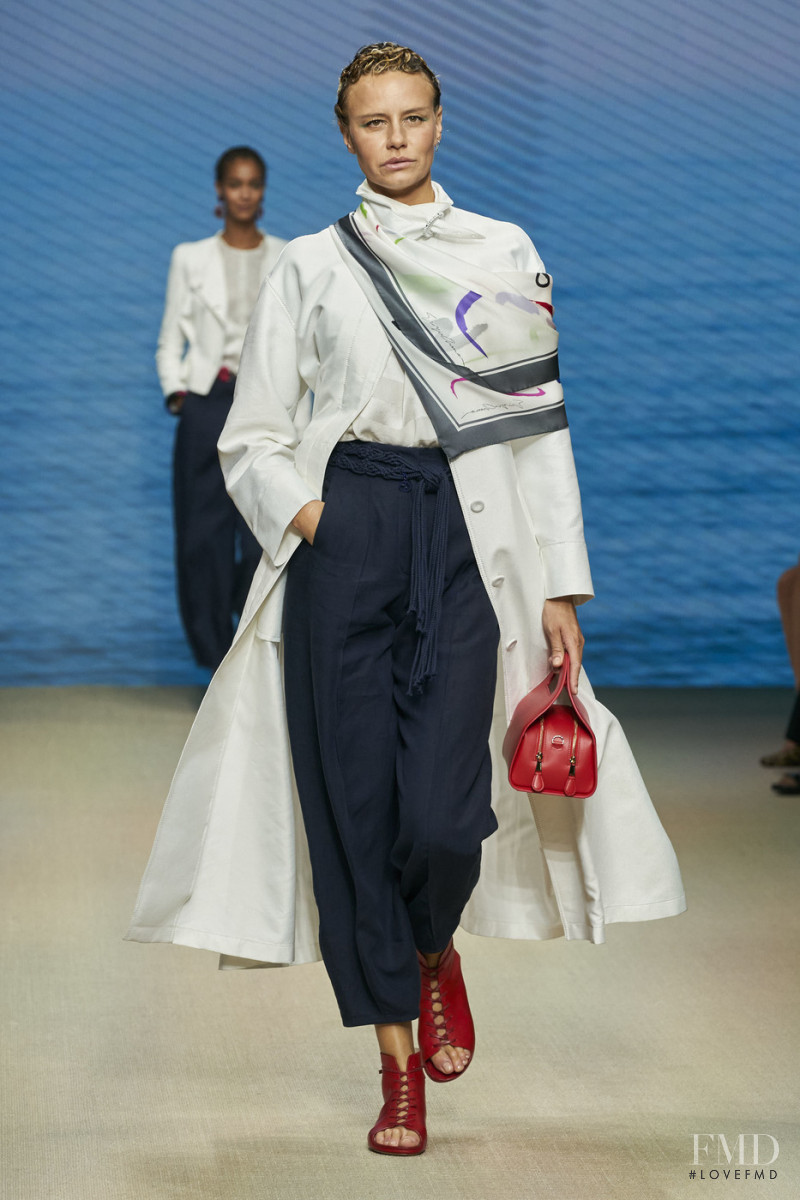 Phenelope Wulff featured in  the Giorgio Armani fashion show for Spring/Summer 2022