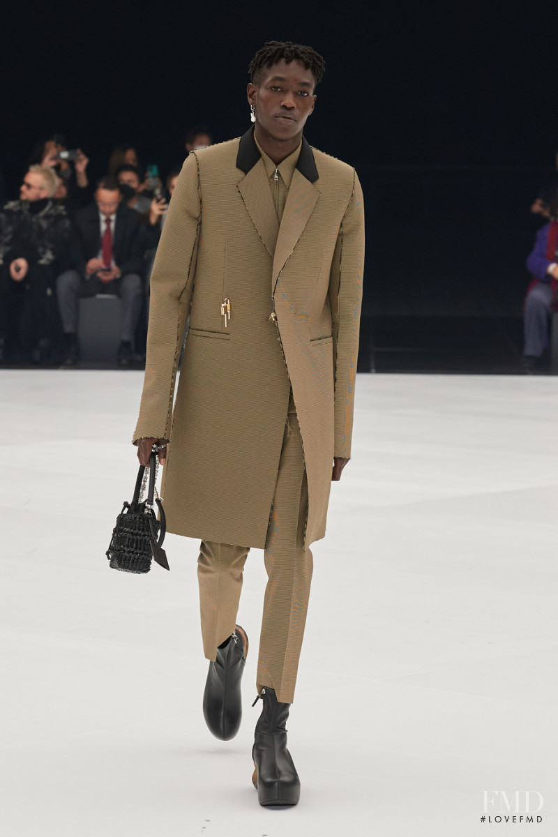 Aradj Sissoko featured in  the Givenchy fashion show for Spring/Summer 2022