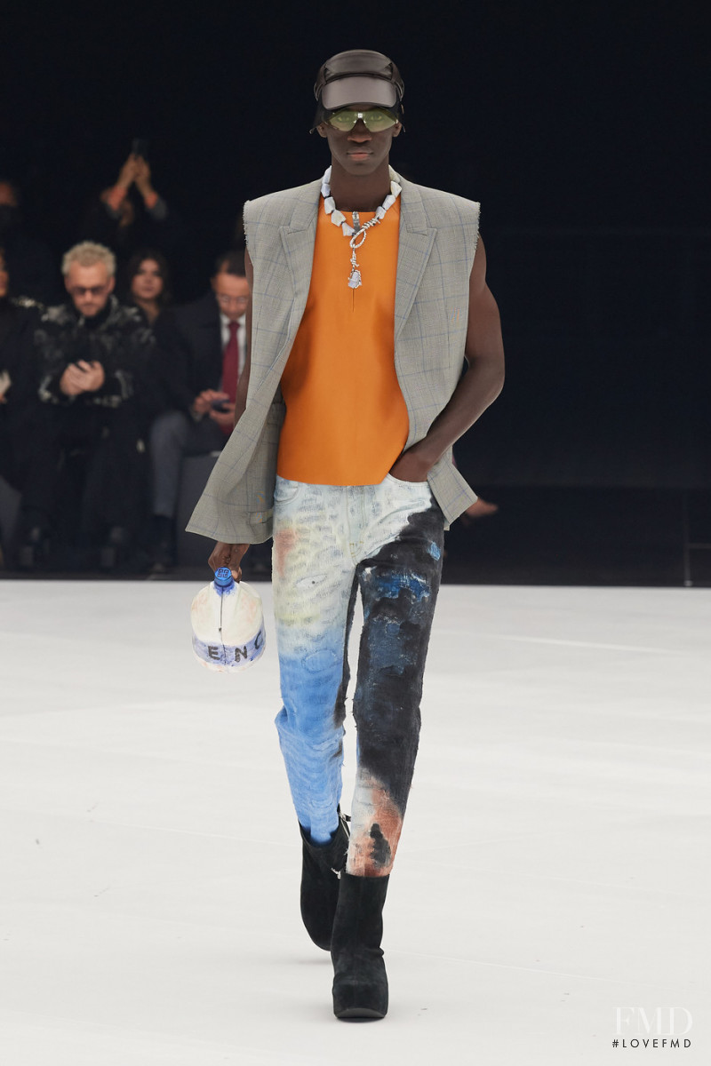 Soulemane Tounkara featured in  the Givenchy fashion show for Spring/Summer 2022