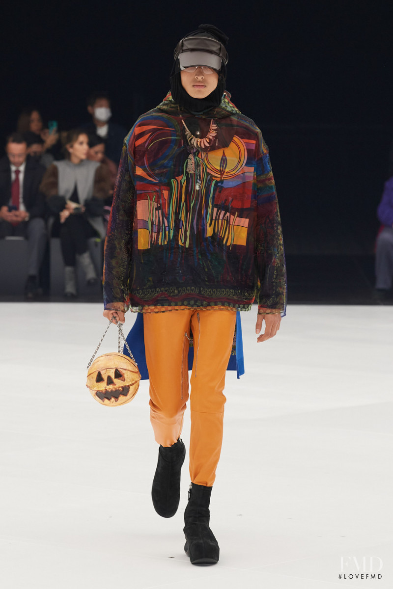 Pierre Ramos featured in  the Givenchy fashion show for Spring/Summer 2022