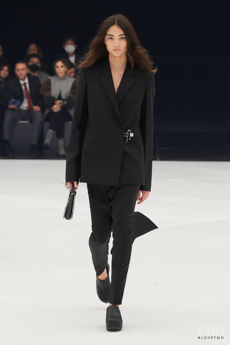 Daniela Belle featured in  the Givenchy fashion show for Spring/Summer 2022