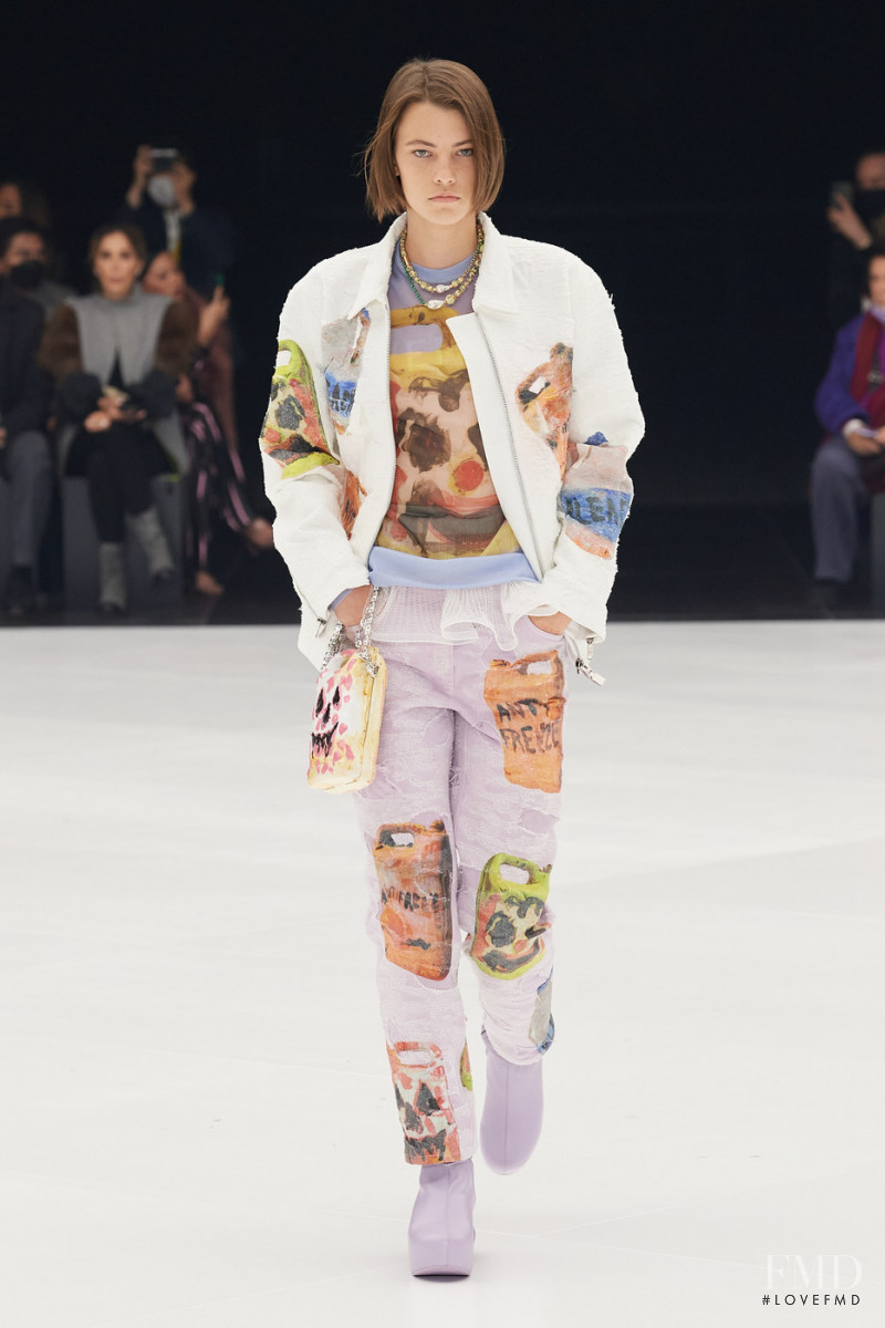 Dana Smith featured in  the Givenchy fashion show for Spring/Summer 2022
