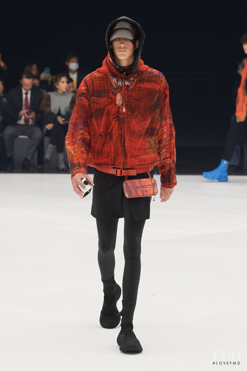 Bram Valbracht featured in  the Givenchy fashion show for Spring/Summer 2022