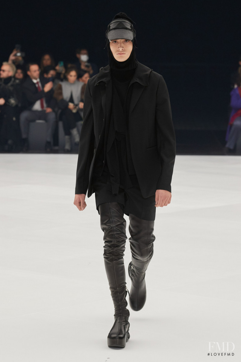 Noah Herbst featured in  the Givenchy fashion show for Spring/Summer 2022