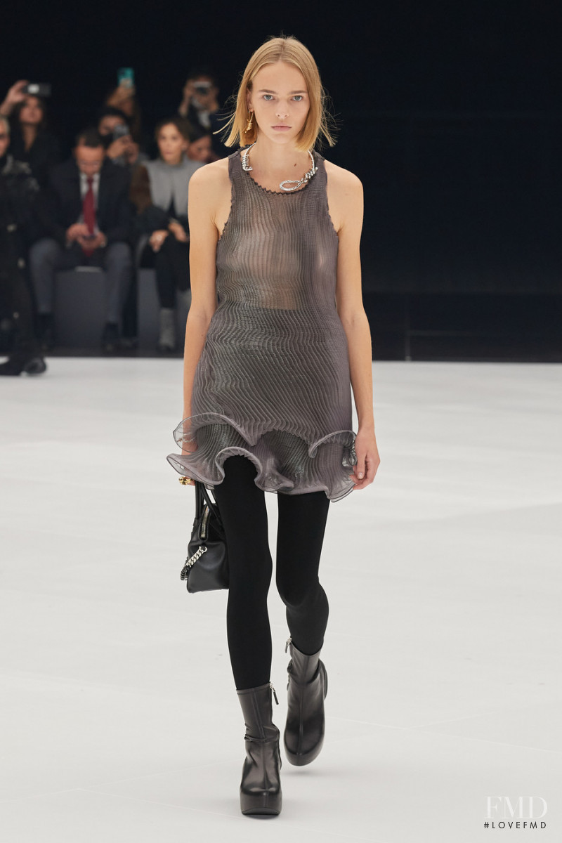 Puck Schrover featured in  the Givenchy fashion show for Spring/Summer 2022