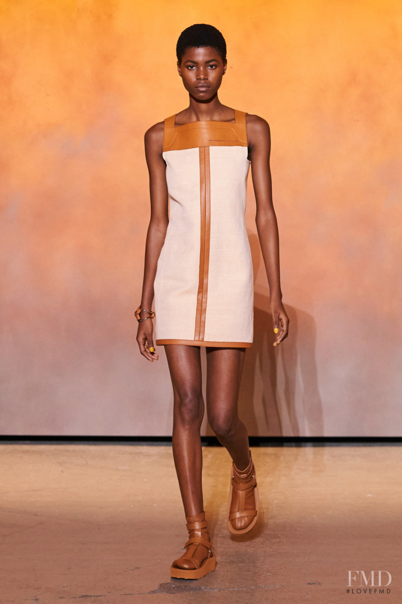 Victoria Fawole featured in  the Hermès fashion show for Spring/Summer 2022