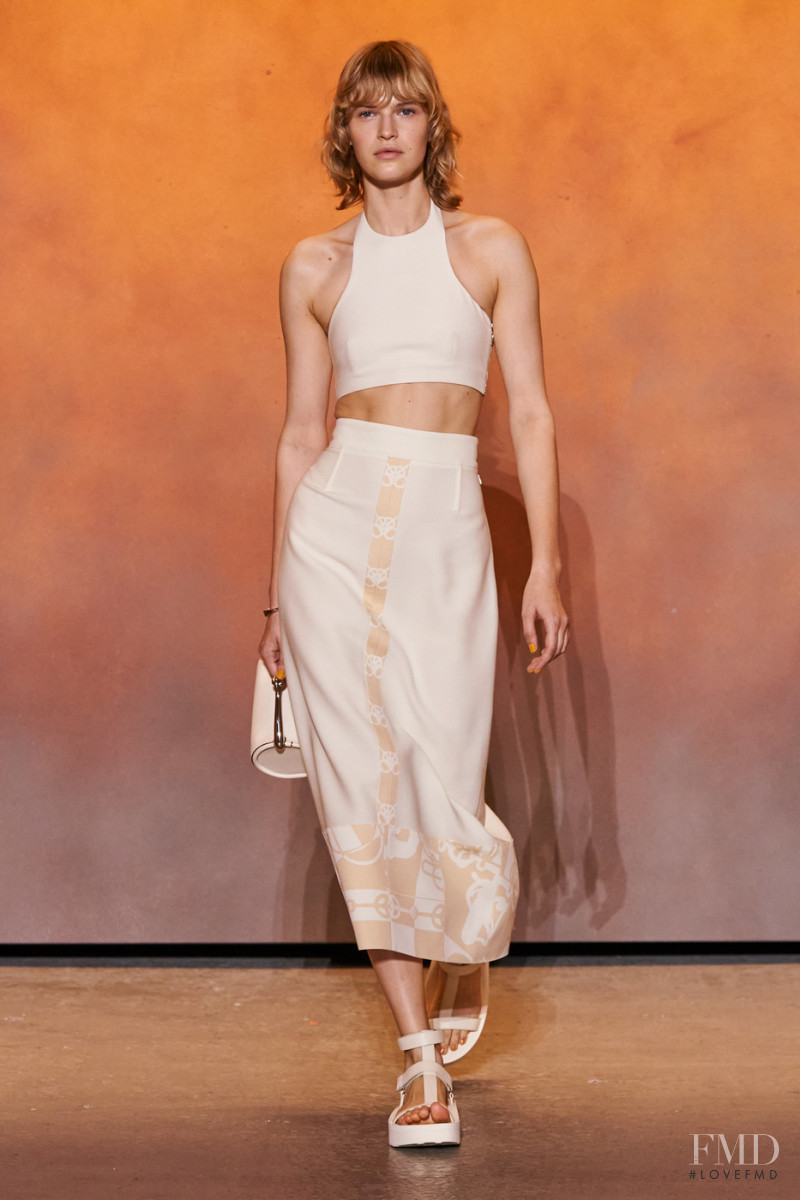 Aivita Muze featured in  the Hermès fashion show for Spring/Summer 2022