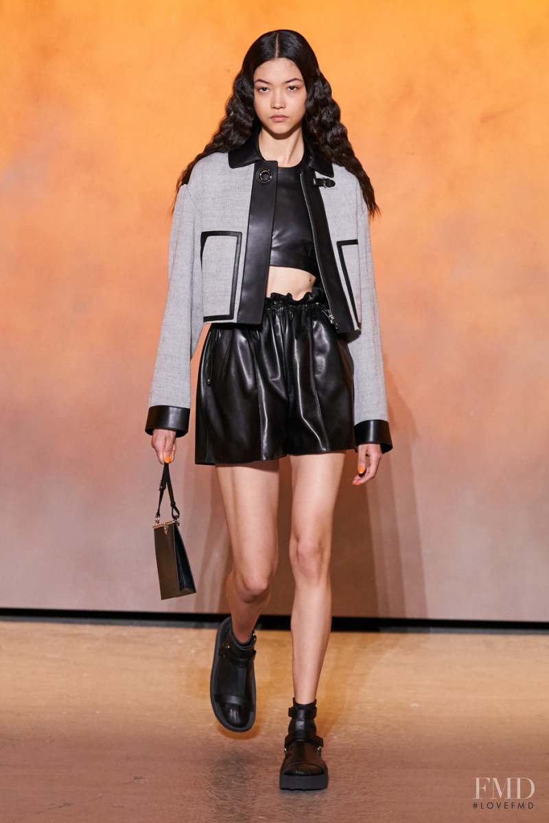 Mika Schneider featured in  the Hermès fashion show for Spring/Summer 2022