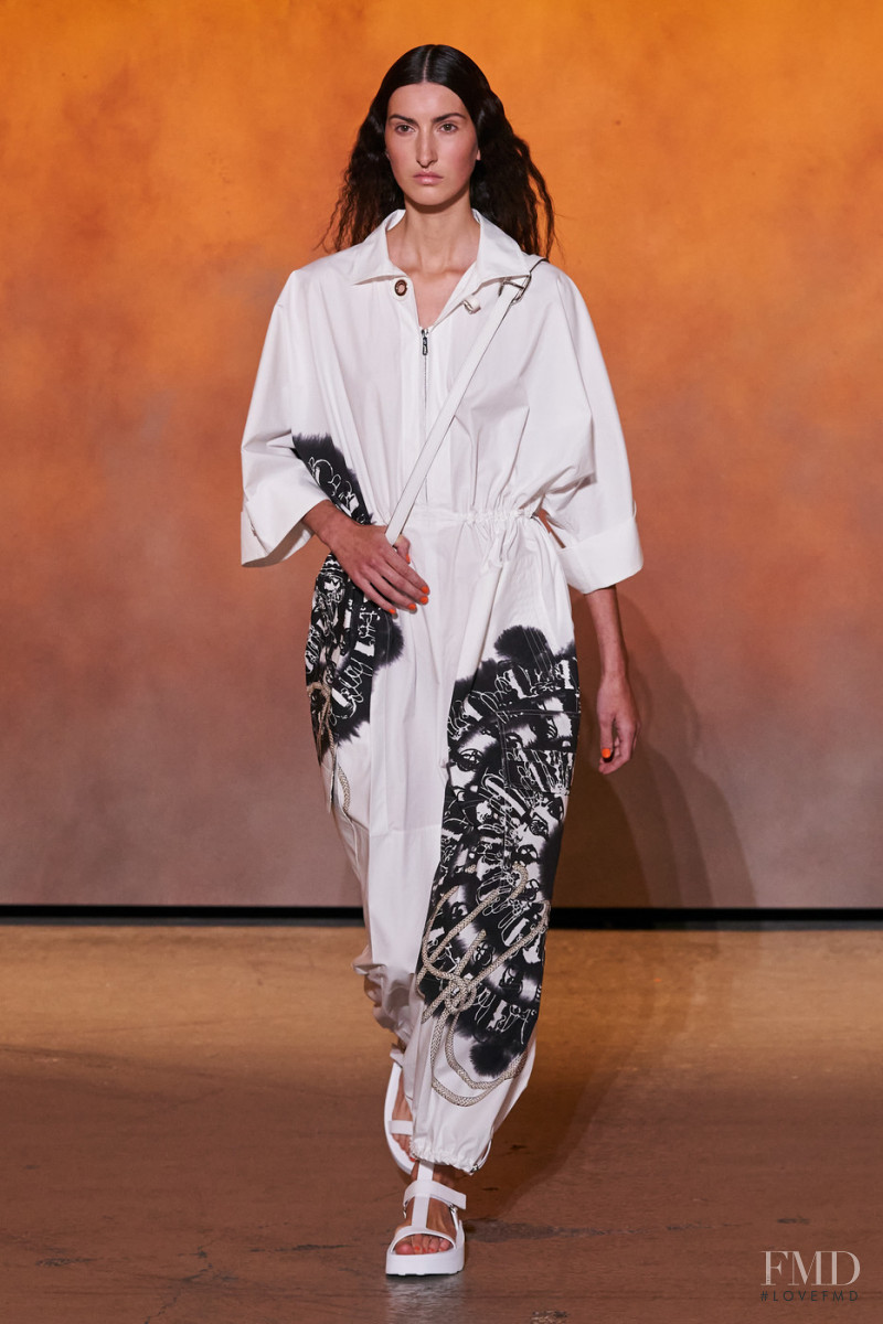 Azenor Le Dily featured in  the Hermès fashion show for Spring/Summer 2022