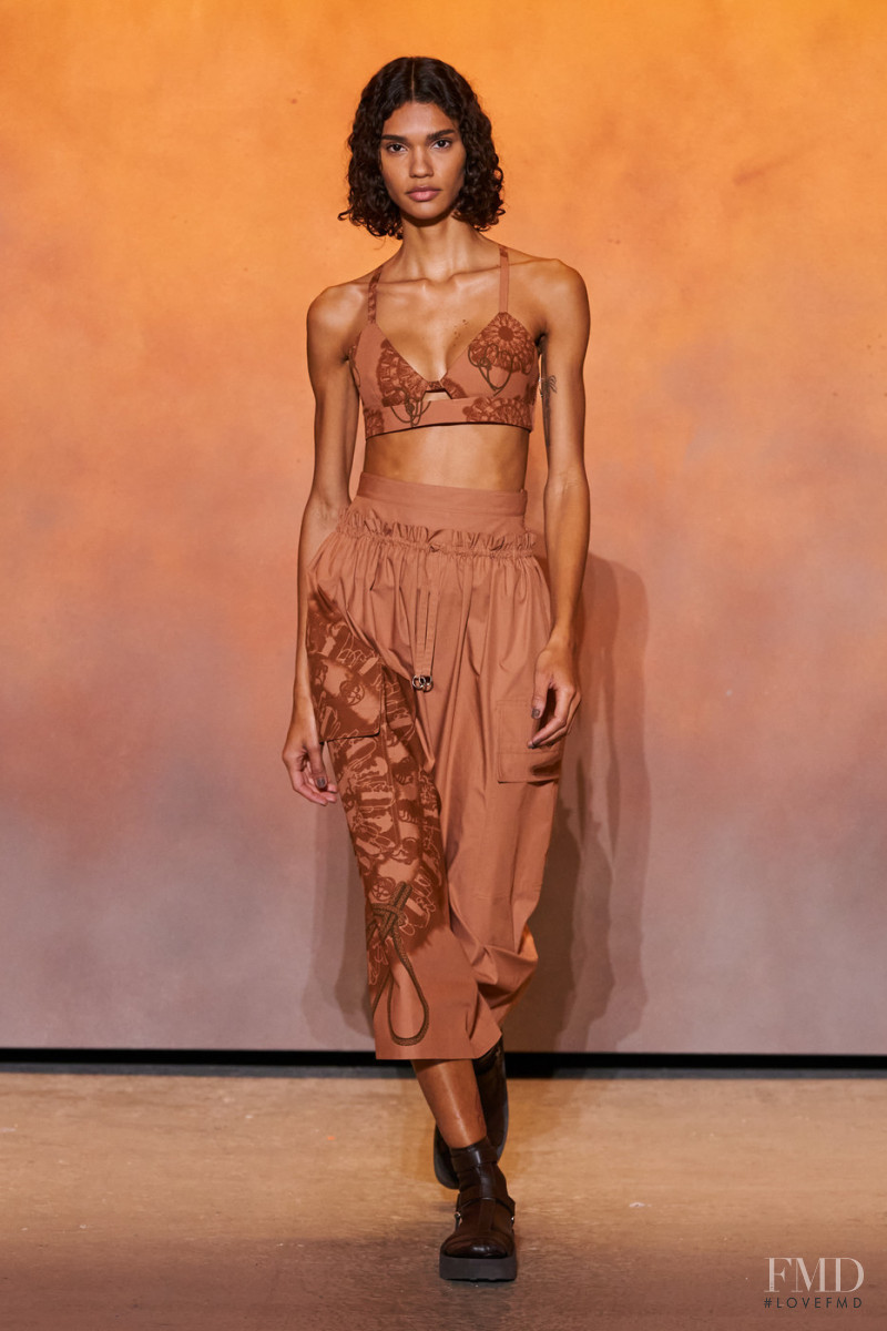 Barbara Valente featured in  the Hermès fashion show for Spring/Summer 2022