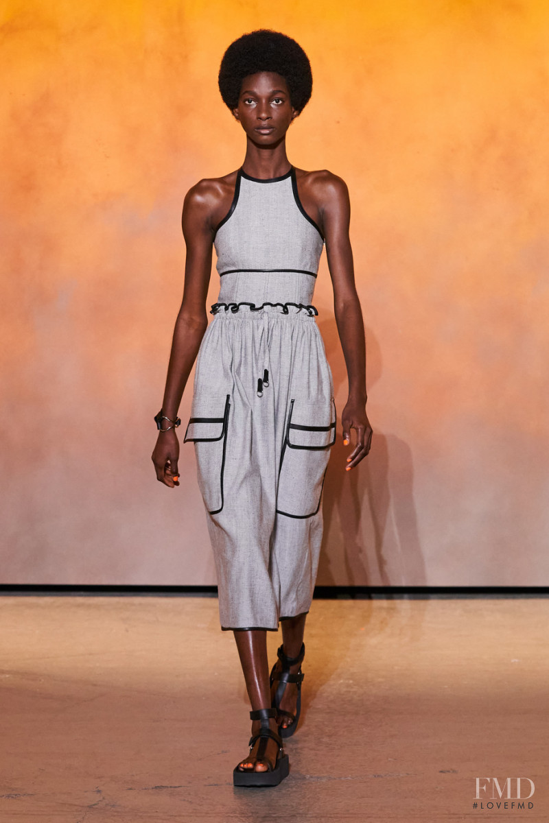 Shade Akinbobola featured in  the Hermès fashion show for Spring/Summer 2022