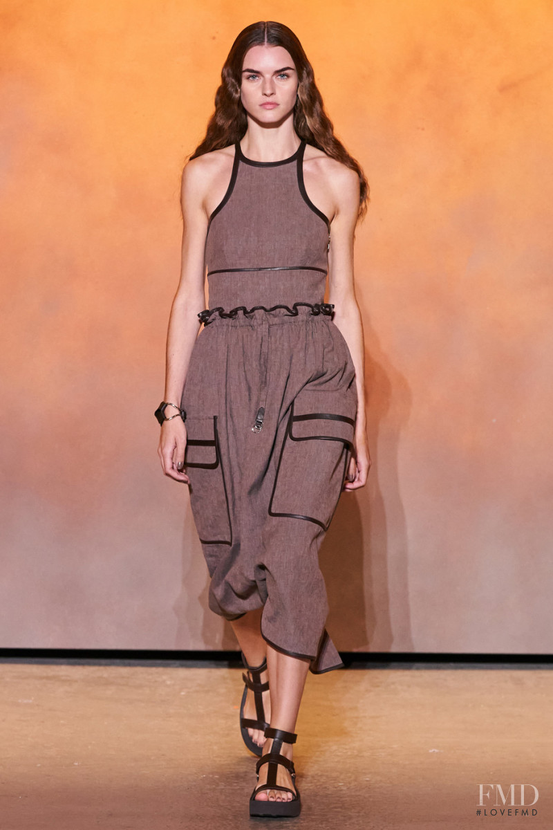 Alma Lund featured in  the Hermès fashion show for Spring/Summer 2022