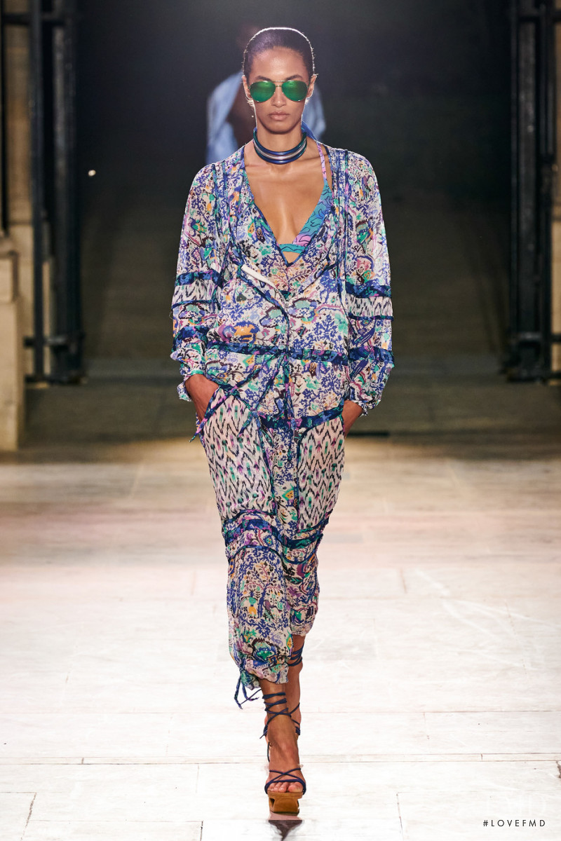 Sacha Quenby featured in  the Isabel Marant fashion show for Spring/Summer 2022