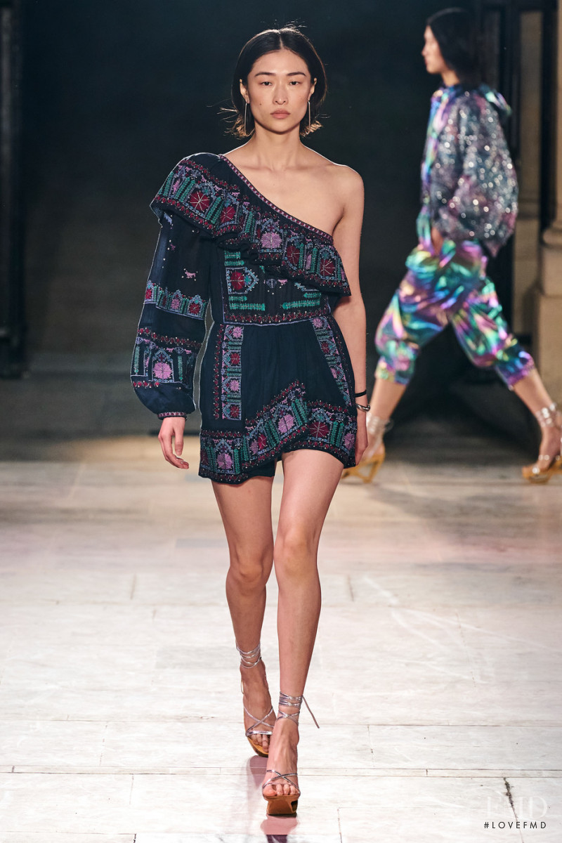 Chu Wong featured in  the Isabel Marant fashion show for Spring/Summer 2022