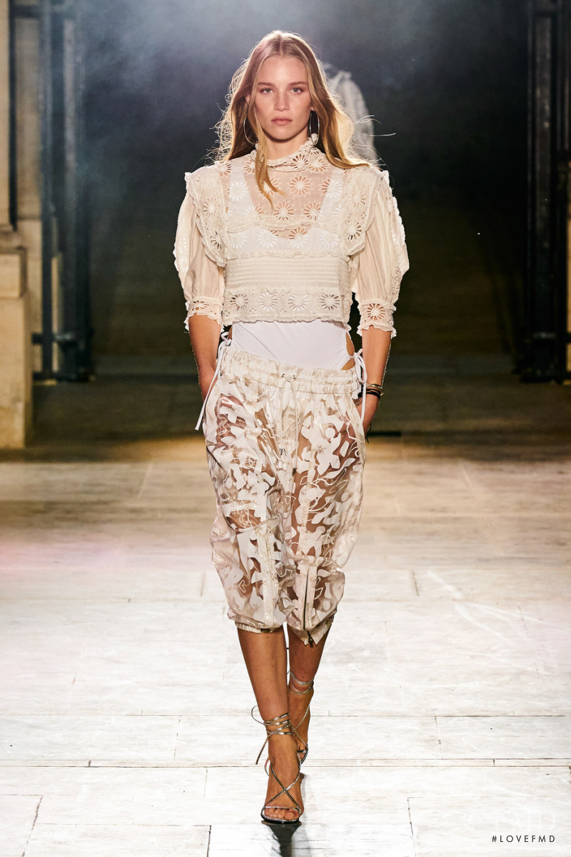 Rebecca Leigh Longendyke featured in  the Isabel Marant fashion show for Spring/Summer 2022