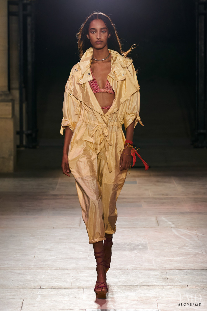 Mona Tougaard featured in  the Isabel Marant fashion show for Spring/Summer 2022