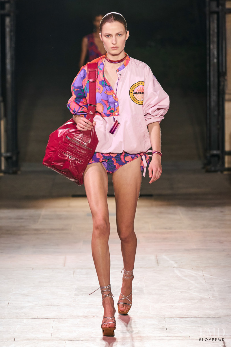 Felice Noordhoff featured in  the Isabel Marant fashion show for Spring/Summer 2022