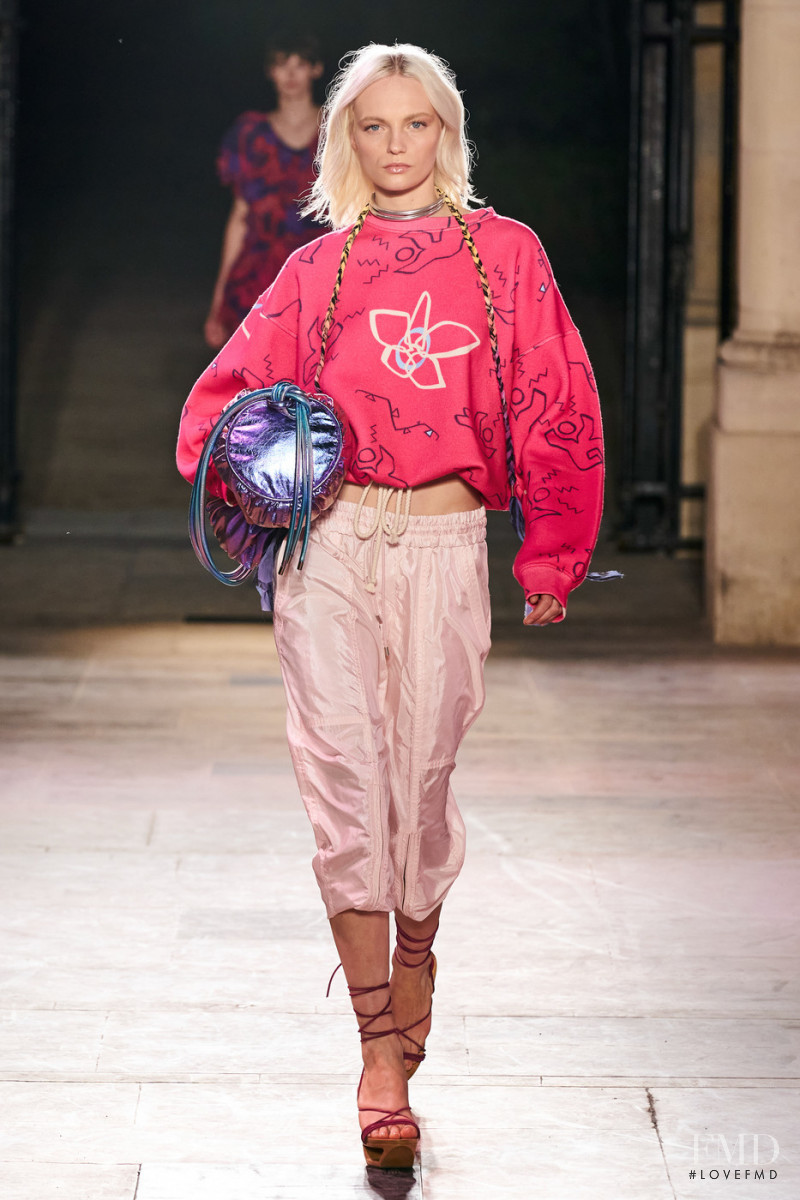 Fran Summers featured in  the Isabel Marant fashion show for Spring/Summer 2022