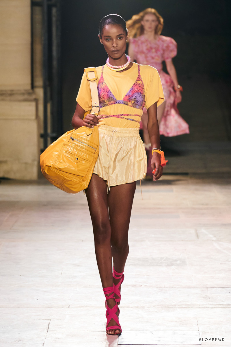 Malika Louback featured in  the Isabel Marant fashion show for Spring/Summer 2022