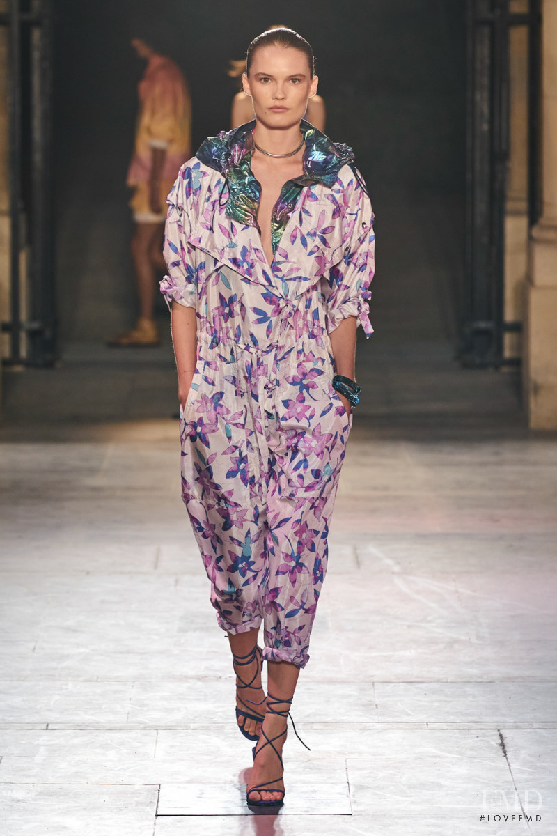 Elsemarie Riis featured in  the Isabel Marant fashion show for Spring/Summer 2022