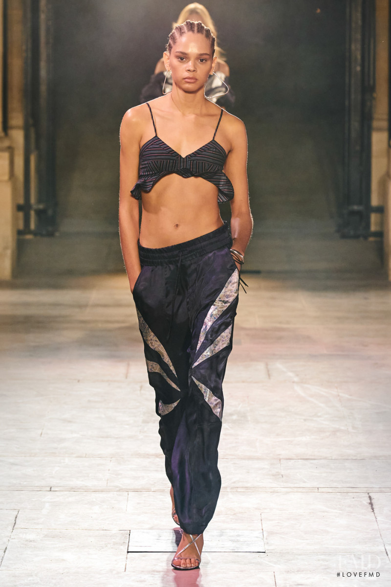 Hiandra Martinez featured in  the Isabel Marant fashion show for Spring/Summer 2022