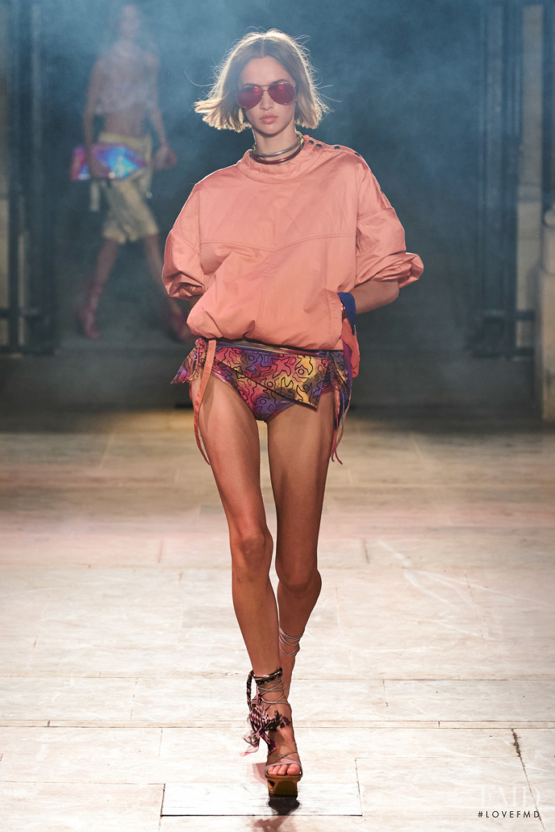 Quinn Elin Mora featured in  the Isabel Marant fashion show for Spring/Summer 2022