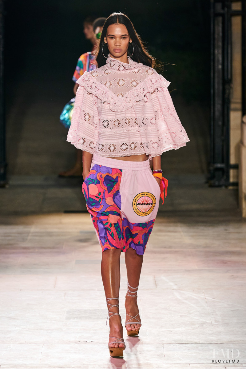 Jordan Daniels featured in  the Isabel Marant fashion show for Spring/Summer 2022