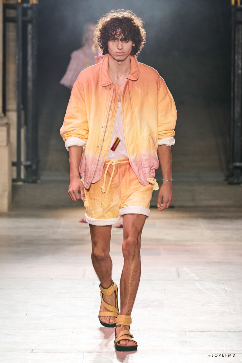 Pierre Ramos featured in  the Isabel Marant fashion show for Spring/Summer 2022