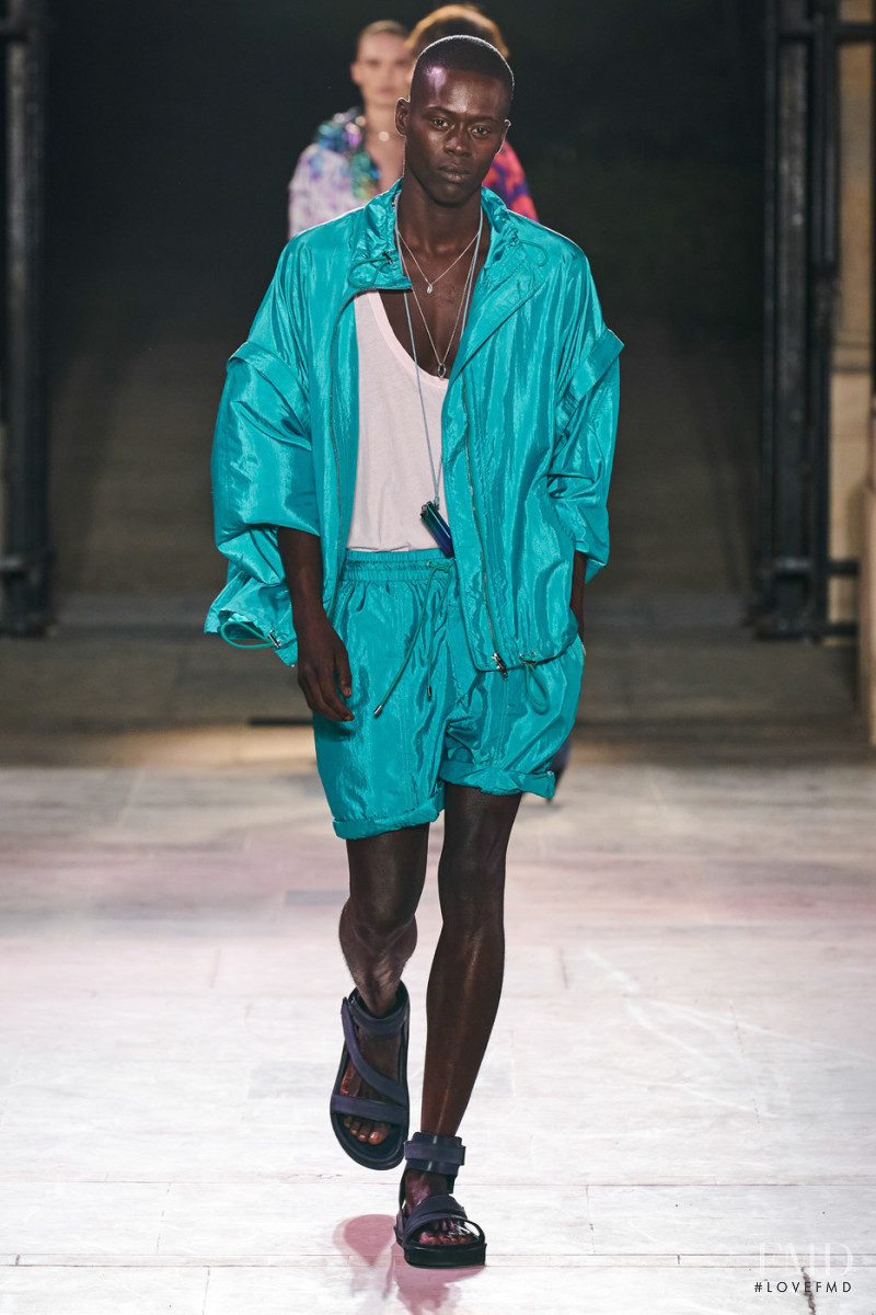 Alpha Dia featured in  the Isabel Marant fashion show for Spring/Summer 2022