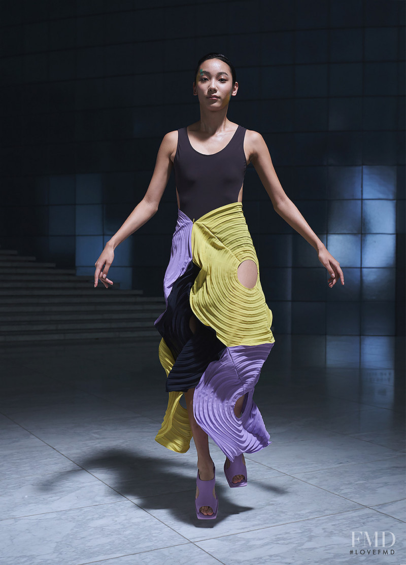 Issey Miyake lookbook for Spring/Summer 2022