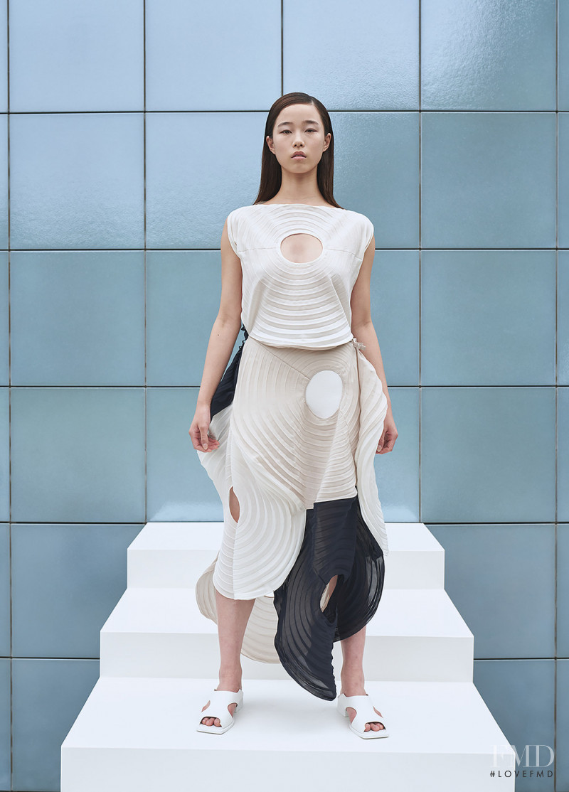 Issey Miyake lookbook for Spring/Summer 2022