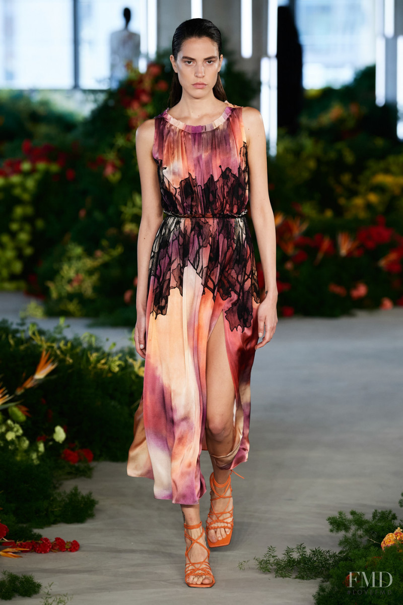 Denise Ascuet featured in  the Jason Wu Collection fashion show for Spring/Summer 2022