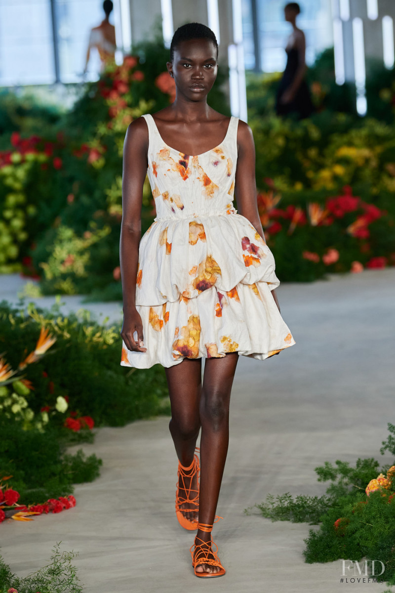 Achenrin Madit featured in  the Jason Wu Collection fashion show for Spring/Summer 2022