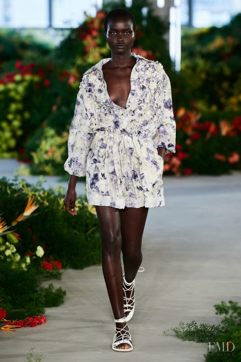 Akon Changkou featured in  the Jason Wu Collection fashion show for Spring/Summer 2022