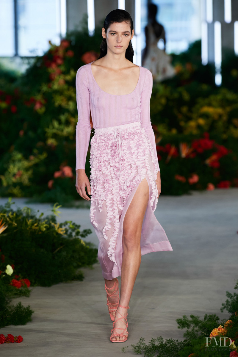 Effie Steinberg featured in  the Jason Wu Collection fashion show for Spring/Summer 2022