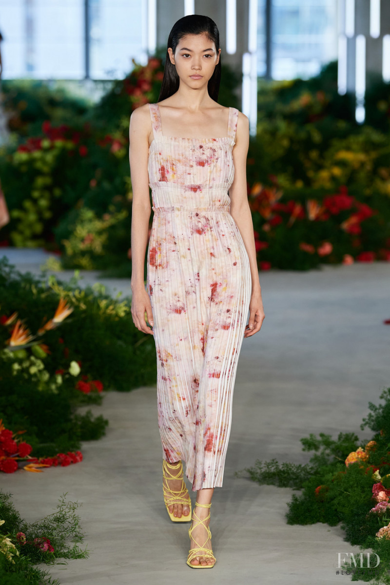 Mika Schneider featured in  the Jason Wu Collection fashion show for Spring/Summer 2022