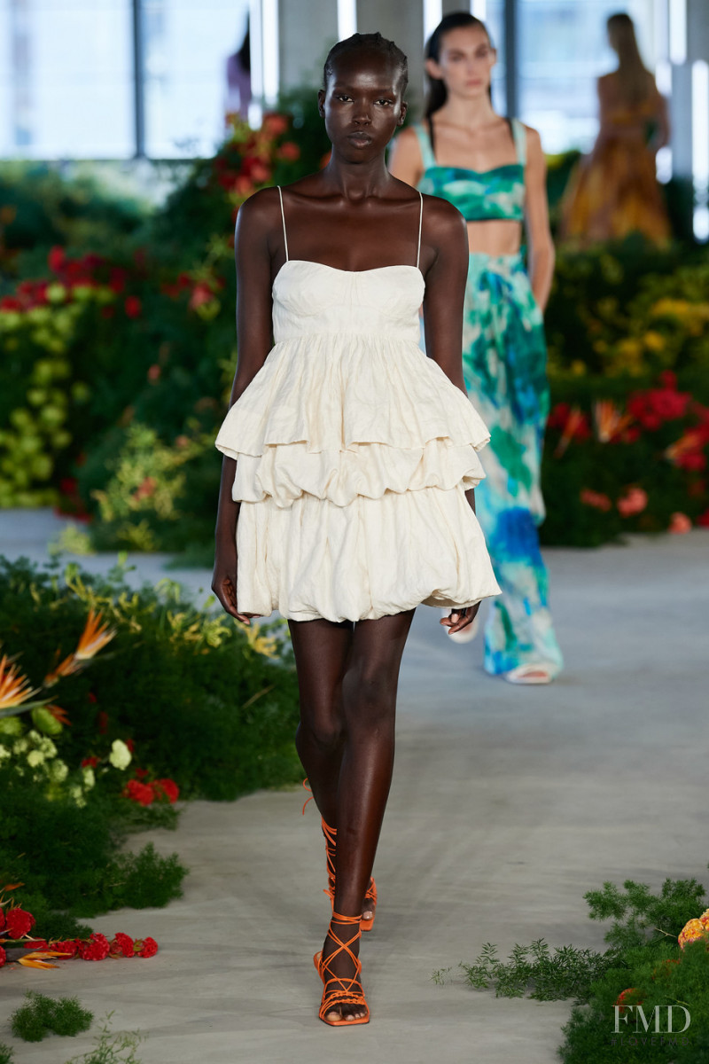 Ajok Madel featured in  the Jason Wu Collection fashion show for Spring/Summer 2022