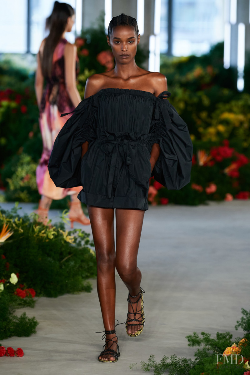 Malika Louback featured in  the Jason Wu Collection fashion show for Spring/Summer 2022