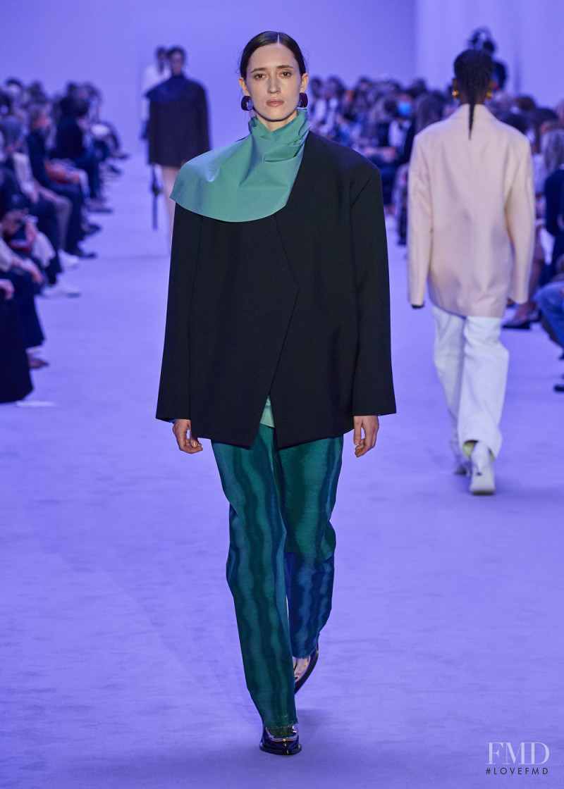 Helena Severin featured in  the Jil Sander fashion show for Spring/Summer 2022