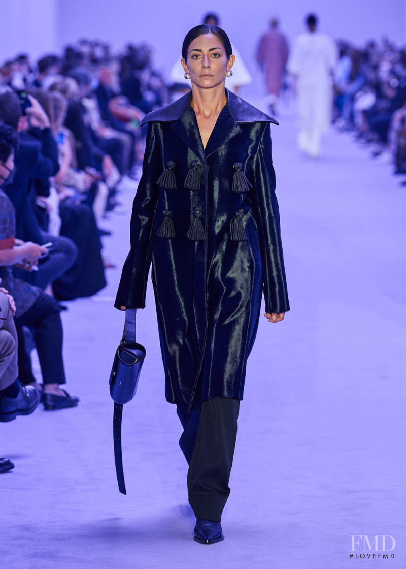 Conie Vallese featured in  the Jil Sander fashion show for Spring/Summer 2022
