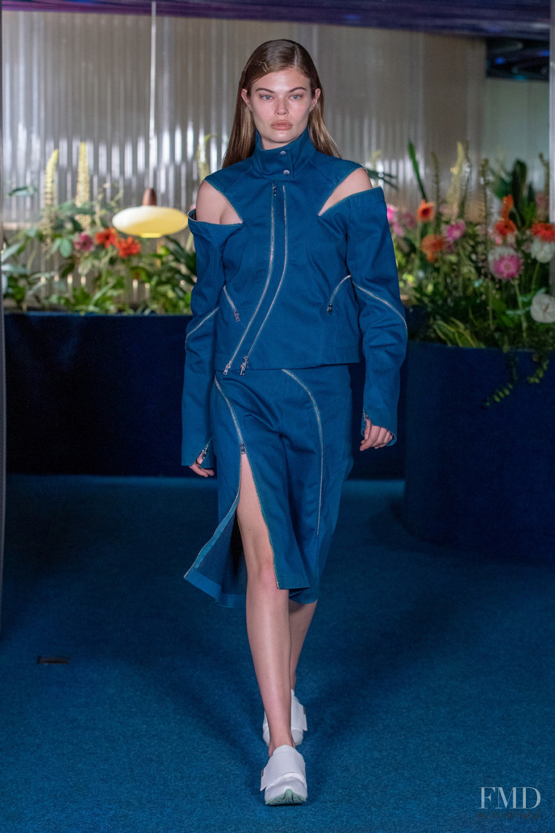 Rachel Connor featured in  the Kiko Kostadinov fashion show for Spring/Summer 2022