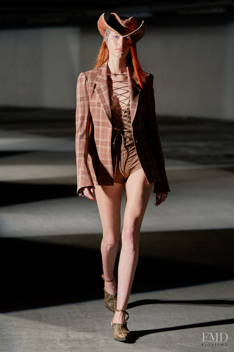 Jadi Wegener featured in  the Knwls fashion show for Spring/Summer 2022