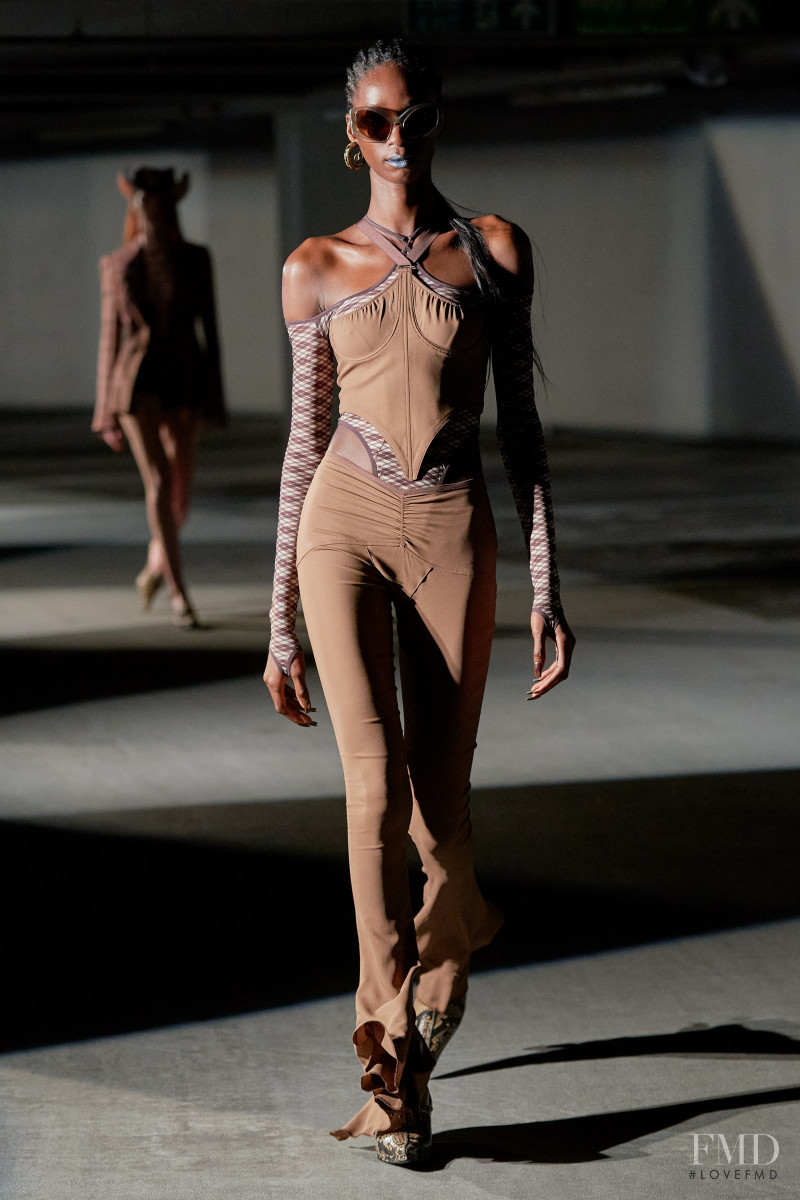 Shade Akinbobola featured in  the Knwls fashion show for Spring/Summer 2022