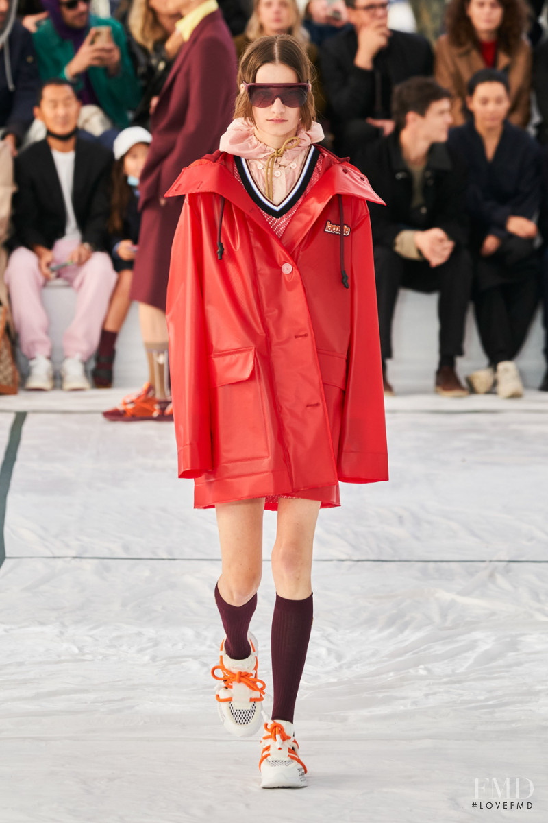 Alina Bolotina featured in  the Lacoste fashion show for Spring/Summer 2022