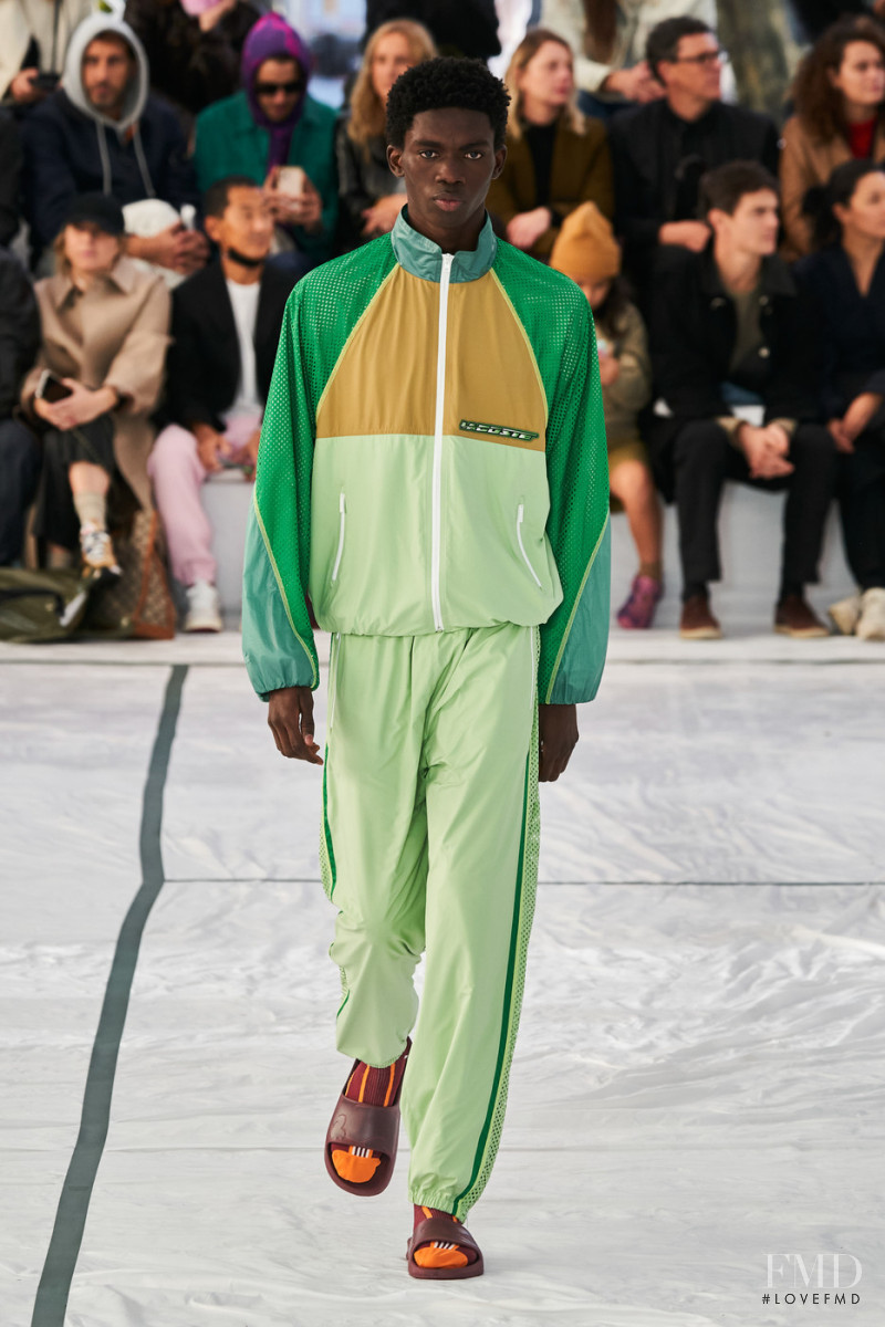 Ottawa Kwami featured in  the Lacoste fashion show for Spring/Summer 2022