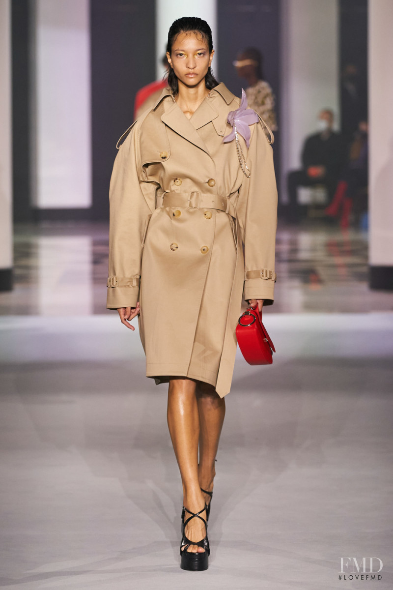 America Gonzalez featured in  the Lanvin fashion show for Spring/Summer 2022