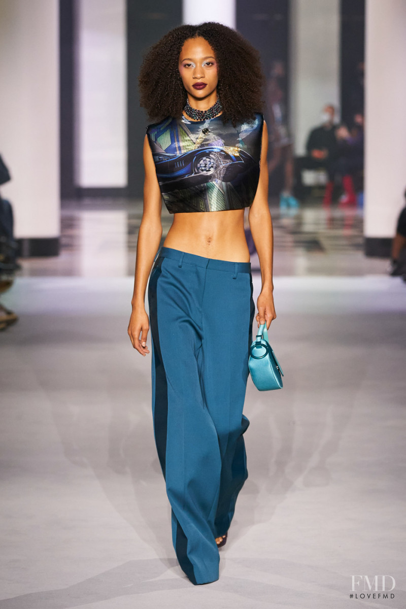 Selena Forrest featured in  the Lanvin fashion show for Spring/Summer 2022
